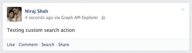 Facebook API Adding Action Links To Posts Web Niraj