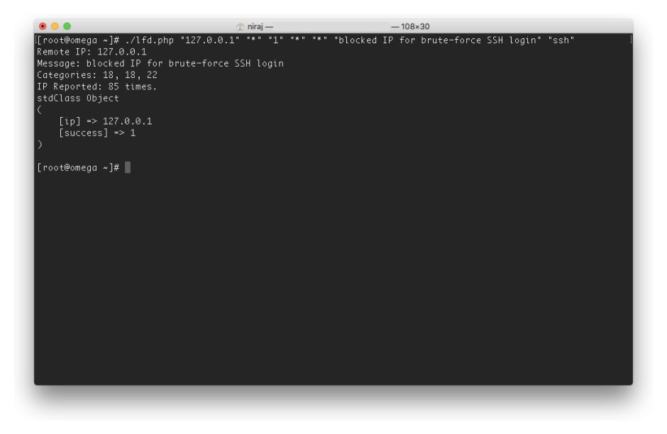 Auto-Reporting LFD Block Reports to Abuse IP DB | Web Niraj